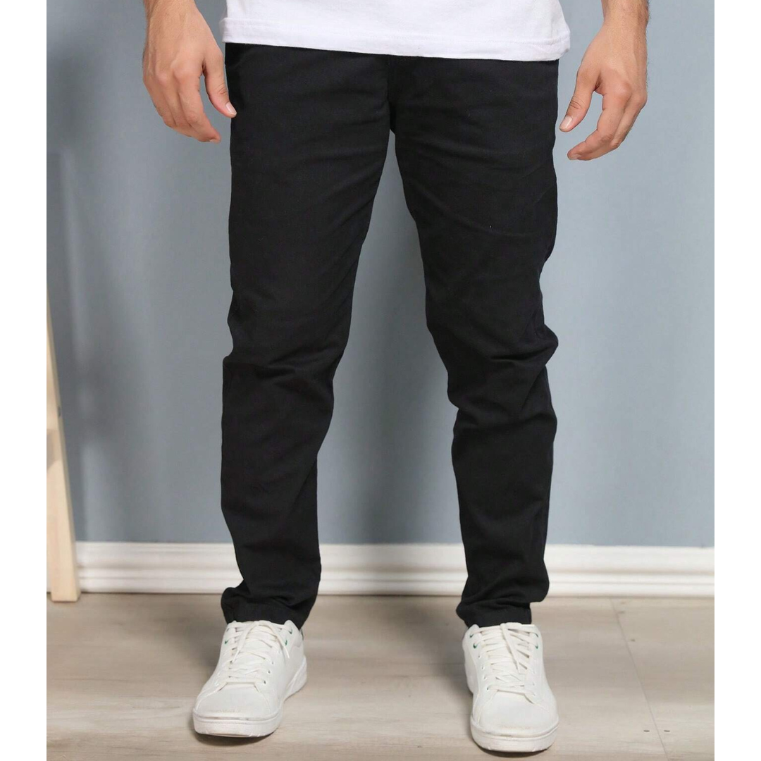 Calça Reta Masculina em Sarja [Kit 4 Unidades] - Promoção de Inverno