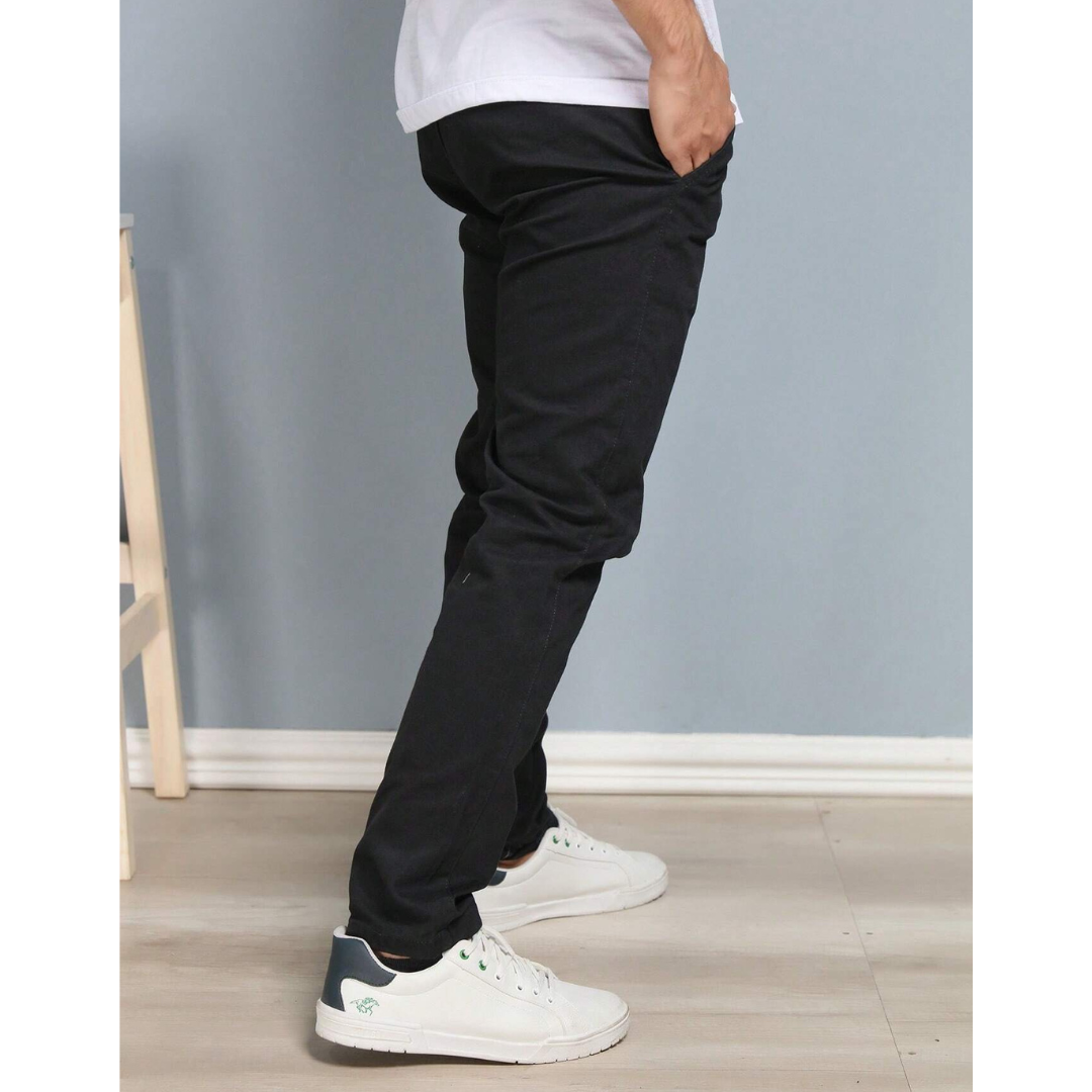 Calça Reta Masculina em Sarja [Kit 4 Unidades] - Promoção de Inverno